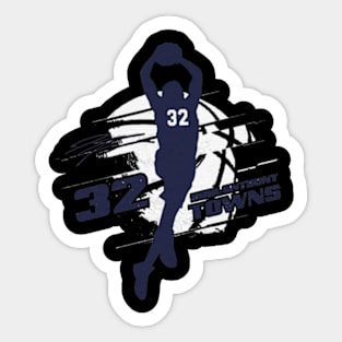 Karl-Anthony Towns Minnesota Silhouette Sticker